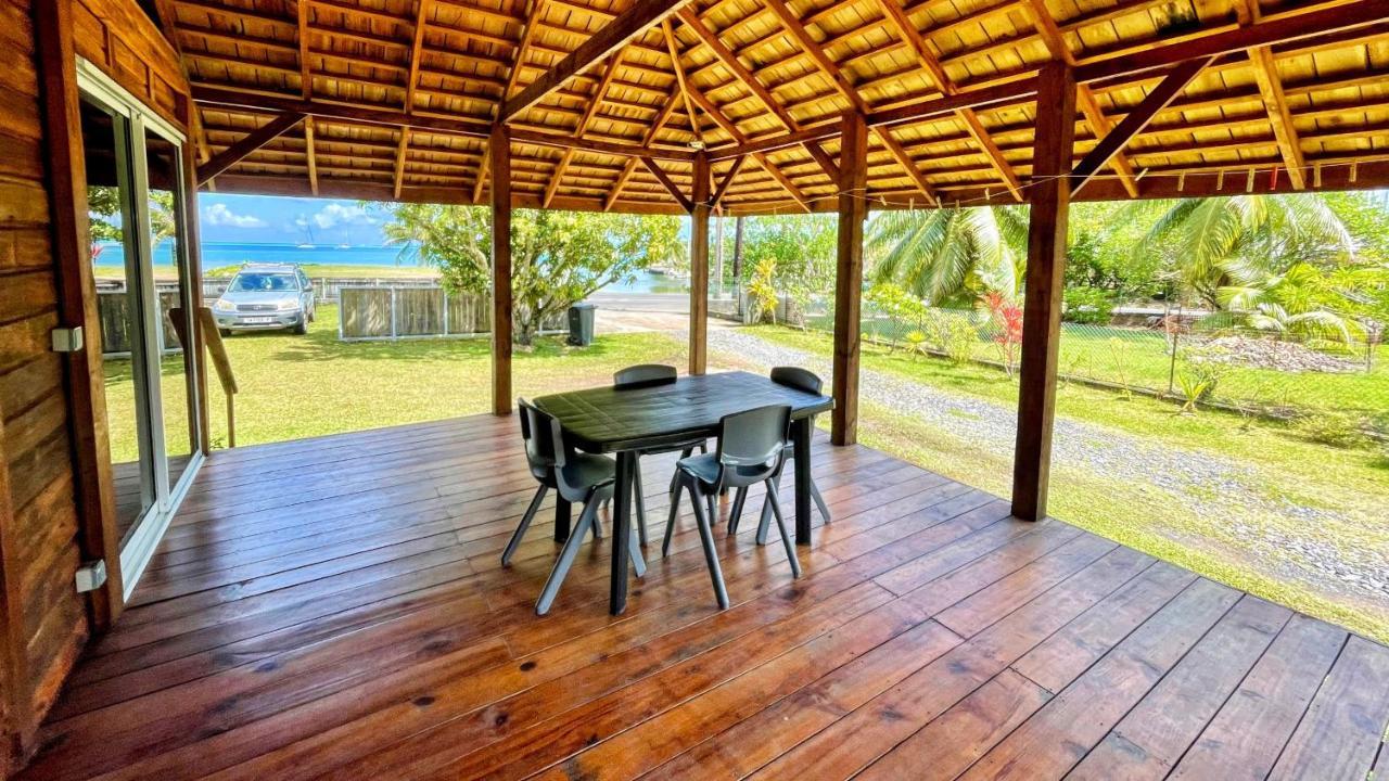 ウツロア Raiatea - Bungalow Nautilus Lagoonヴィラ エクステリア 写真