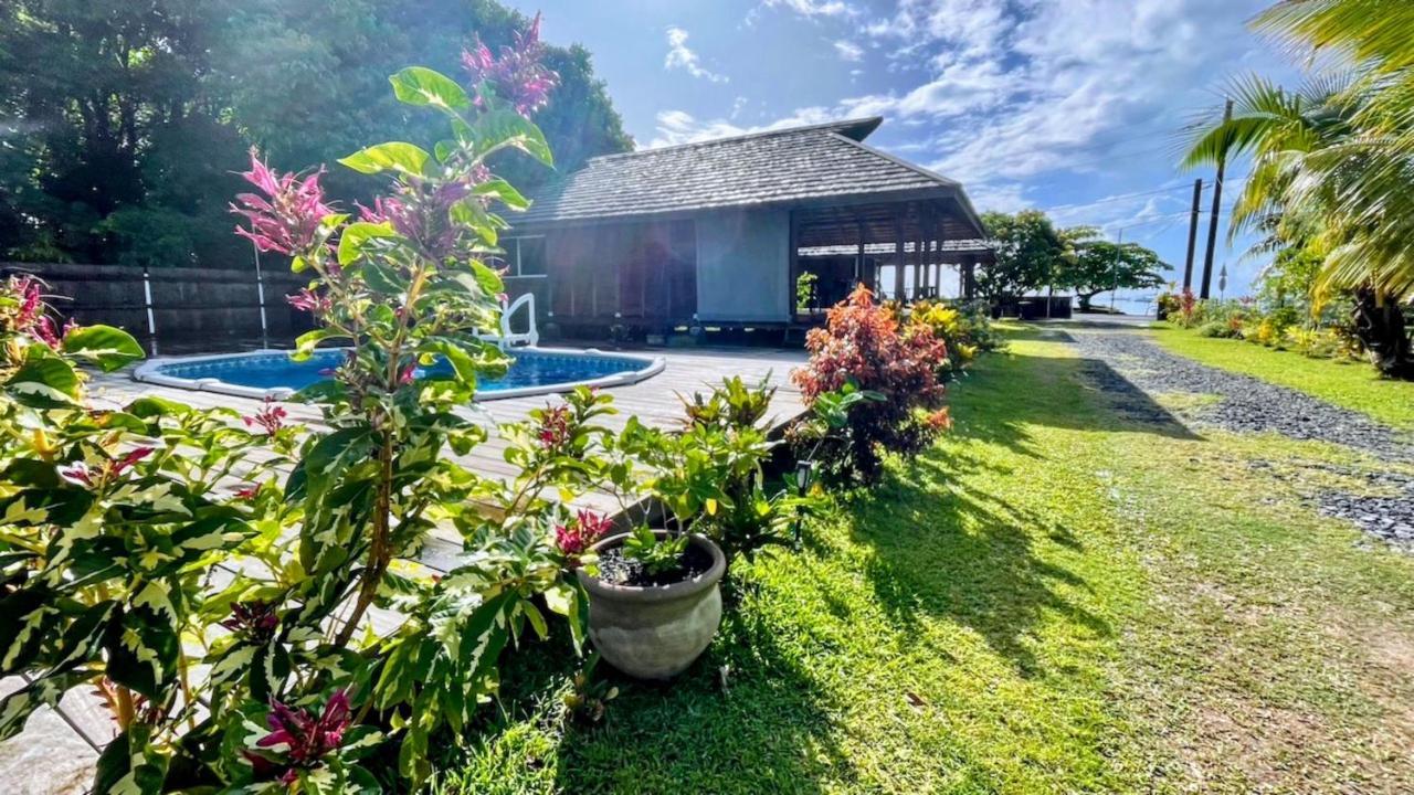ウツロア Raiatea - Bungalow Nautilus Lagoonヴィラ エクステリア 写真