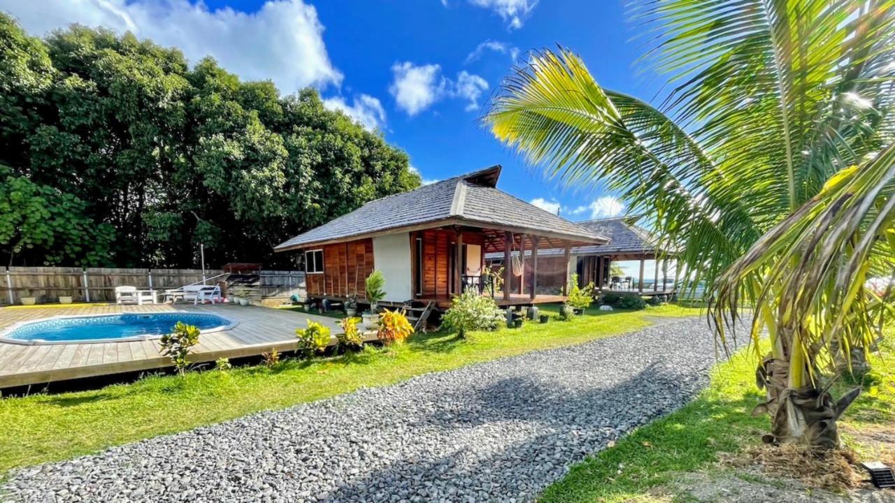 ウツロア Raiatea - Bungalow Nautilus Lagoonヴィラ エクステリア 写真
